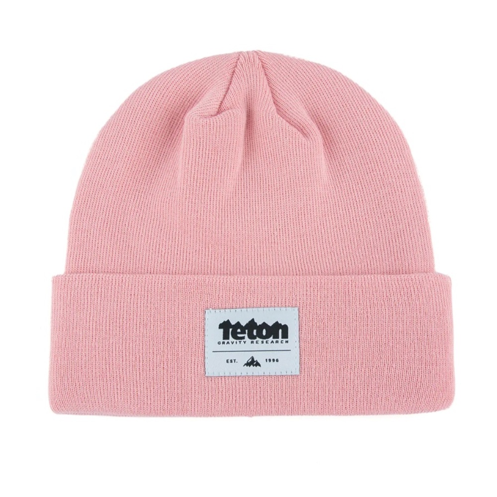 Teton Gravity Research pink beanie